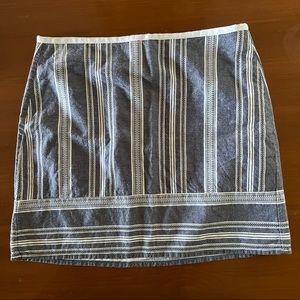 Striped LOFT Skirt